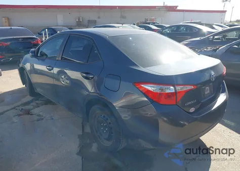2015 Toyota Corolla Le z USA, uszkodzony, nr VIN 2T1BURHE8FC315791